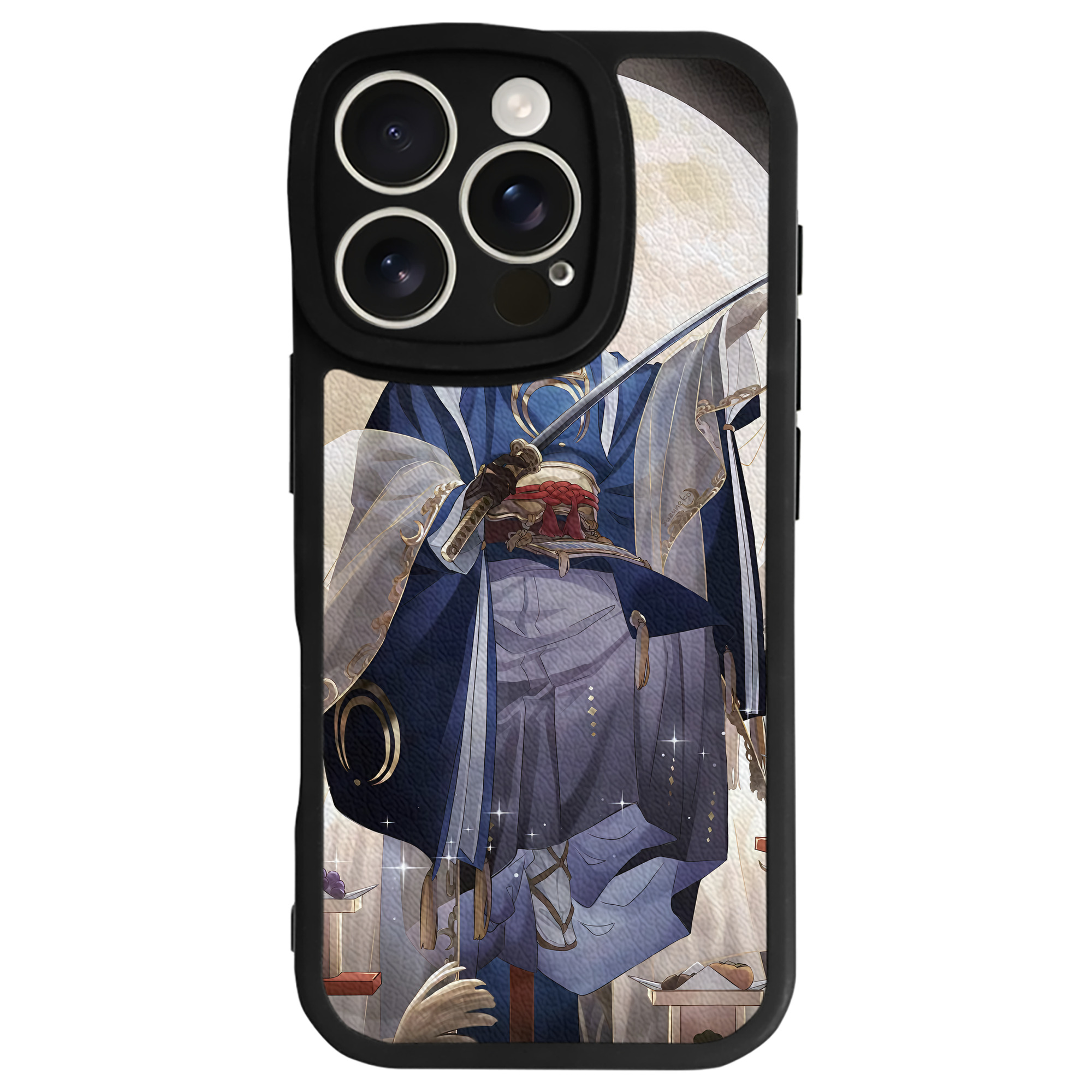 （画像用） 刀剣乱舞 Touken Ranbu 【iPhone 16シリーズ対応】シリコンスマホケース（レザー調） 材質：シリコン